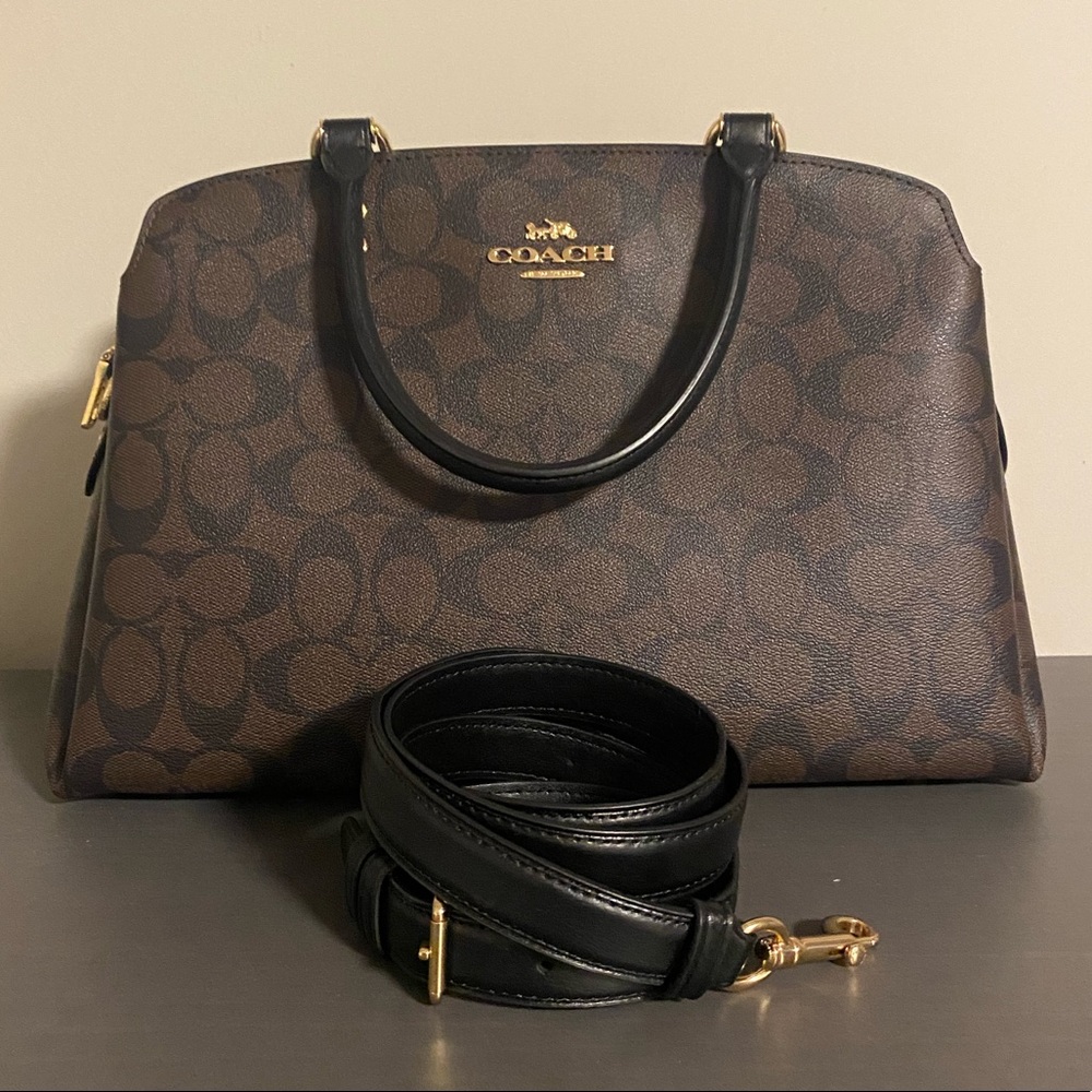 Coach Lillie Carryall Canvas Purse
